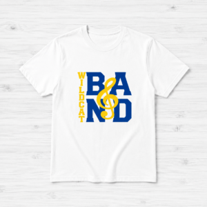 Wildcat Band Notes Tee